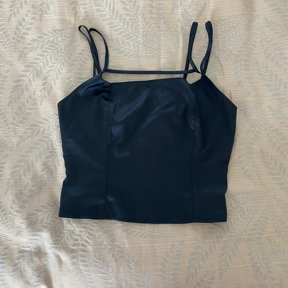 Urban Outfitters Satin Crop Top